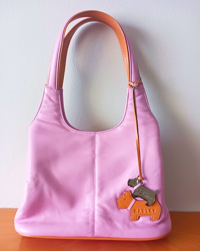 Radley pink leather - leather, shoulder